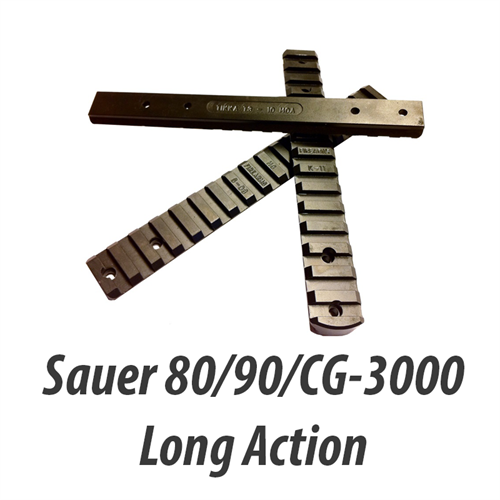 Sauer 80/90/CG 3000 Long Action - montage skinne - Picatinny/Stanag Rail 